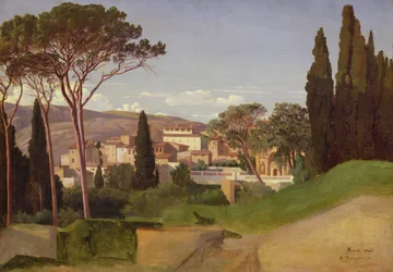 Udsigt over en romersk villa, 1844